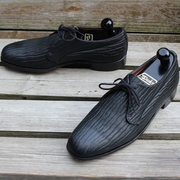 Vtg Dack's Black “Baffin Seal” Leather Derby, Men's 10 D, Made in Canada, EUC - Picture 12 of 12